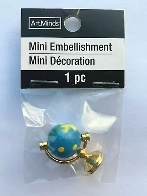 New 1  Miniature Mini Detailed Rotatable Globe Dollhouse Display Earth Diorama • $4.49