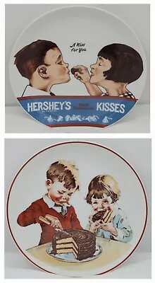 Vintage Hershey Park PA Souvenir Chocolate Plate Lot Shafford Japan Amusement  • $29.99