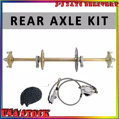 32  ATV Quad Go Kart Rear Live Axle Kit Sprocket Brake Wheel Hub Brake Assembly. • $115.73