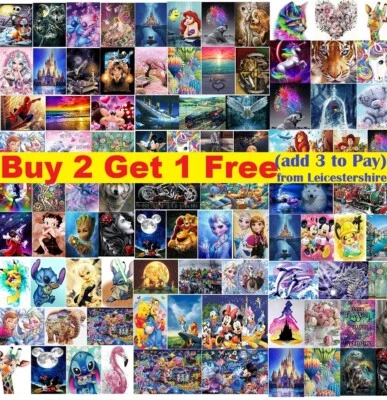 £6.97 • Buy DIY 5D Diamond Painting Animal Cross Stitch Hand Embroidery Art Decor Crafts Kit