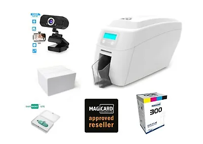 £1131.75 • Buy Plastic ID Card Printer Magicard 300 System INC Software, Cards, Ribbon, Webcam