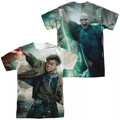 Harry Potter Harry VS Voldemort Unisex Adult Halloween Costume T Shirt S-3XL • $28.99