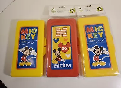 Disney Baby Wipes Travel Case Mickey Mouse Reusable  And Refillable 2 New 1 Used • $12.50