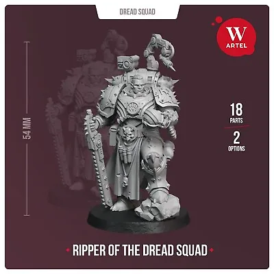 Ripper Of Dread Squad - Chaos Marines Night Lords 1st Claw Omnibus Apothecary • $67.43