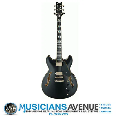 Ibanez JSM20 BKL John Scofield Signature Hollow Body Electric Guitar + Hard Case • $1836