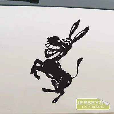 Sport Racing Donkey Funny Car Vinyl Decal Sticker Fit For Ford Mustang Etc • $11.80