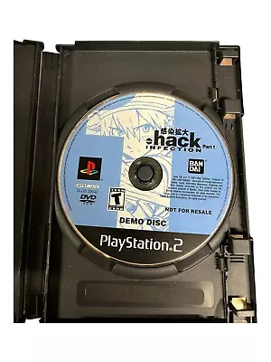 Sony PlayStation 2 PS2 Disc Only TESTED .hack INFECTION DEMO DISC • $6.64