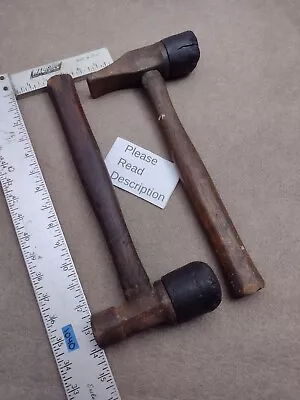 Vintage Tire Hammer Ken Tools & Unbranded Wood Handle Heavy Duty 2 Piece Tools . • $49.99