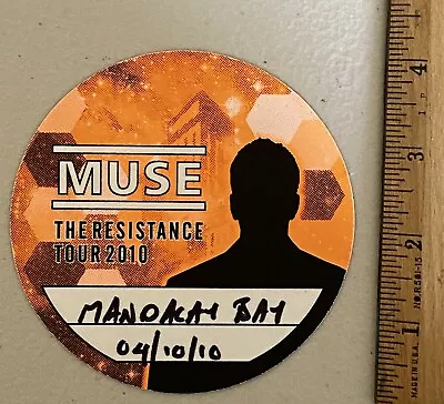 MUSE The Resistance Tour 2010 Real USED Working VIP Pass MATT BELLAMY • $44.44