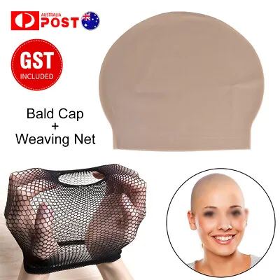 Rubber Bald Skin Head Unisex Funny Skinhead Dress Fancy Costume Latex Wig Cap • $3.42