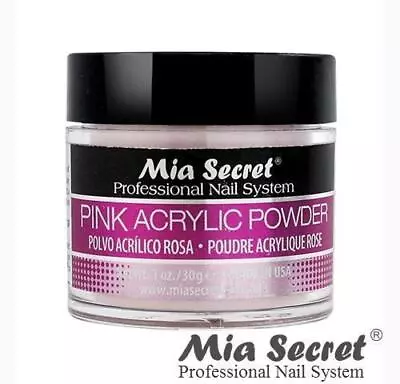 Mia Secret Professional Acrylic Nail System Pink Acrylic Powder 1 OZ • $9.49