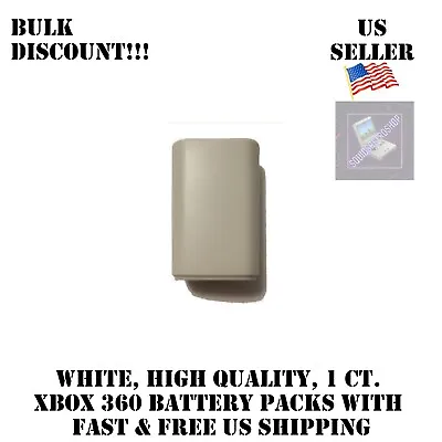 1x White Battery Replacement For Xbox 360 Controller Case Shell Pack Cover US • $5.49