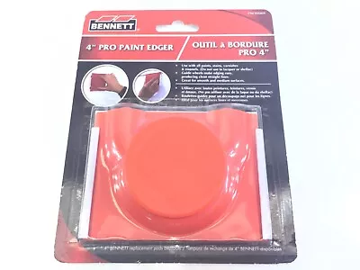 Bennett 4” Pro Paint Edger Pad Painter Tool With Guide Wheel For Fast Trimming • £8.93