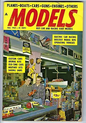 1962 Models Magazine Fall. Model Cars Slot Cars More. Rare! See Contents. • $19.99