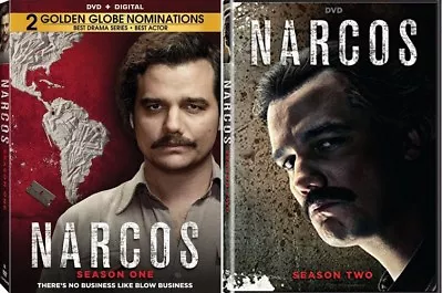 Narcos: Complete Pablo Escobar TV Series Season 1-2 (1 & 2) BRAND NEW DVD SET • $22.98