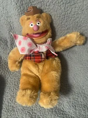 Vintage Jim Henson Muppets Fozzie Bear Plush Doll 1989 Direct Connect Intl • $38.99