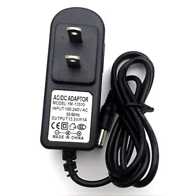 $7.79 • Buy AC 100-240V Converter Adapter DC 13.5V 1A 1000mA Wall Charger Power Supply Cord