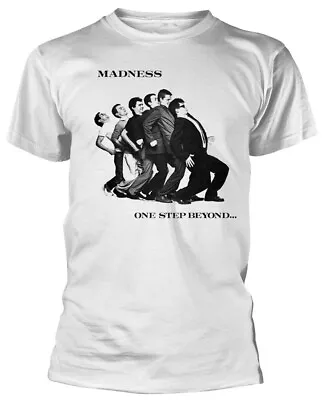Madness One Step Beyond White T-Shirt OFFICIAL • £17.99