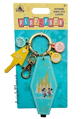 2023 Disney Parks Mickey & Minnie Mouse Play In The Park Keychain Bag Charm • $19.99