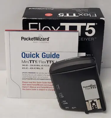 (N80779-2) Pocket Wizard Flex TT5 Auto Sensing Transceiver • $35.32