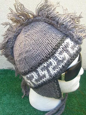 Mohawk Handmade Indian Peruvian Knitting Hat  • $12.50