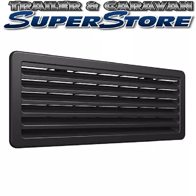 Caravan Fridge Vent Black 483mm X 186mm ACC20E • $45