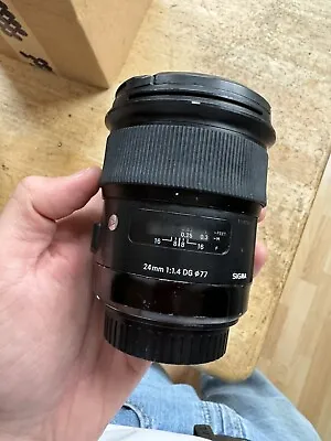 Sigma Art 24mm F1.4 (Canon EF) Lens • £350