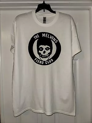 The Melvins Vintage Style Gildan T Shirt 1990 Tour Misfits Fiend Club Sz Large • $25