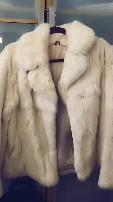 White  Vintage Fur Coat • £1200