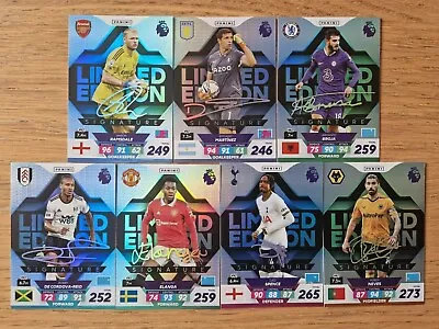 £10 • Buy Panini Adrenalyn XL Premier League Plus 2023 - Limted Edition Signature Cards