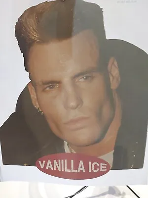 Vanilla Ice Vintage T-shirt Transfer Genuine Original Rare 1980s 90s • $31.02