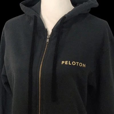 $39 • Buy Peloton Hunter Green And Gold Full Zip Hoodie Size Small