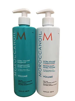 Moroccanoil Extra Volume Shampoo & Conditioner DUO 16.9 OZ Each • $64