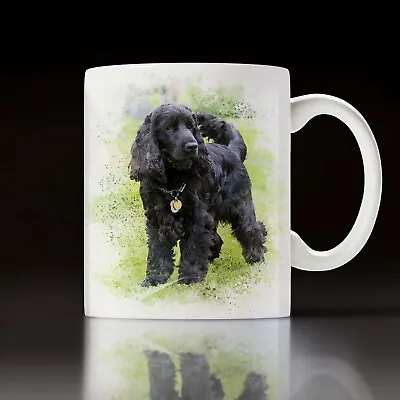 Cocker Spaniel Dog Mug / Watercolour Effect 11oz AAA Quality Mug / Perfect Gift • £8.99