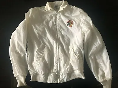 Vintage San Francisco 49ers White West Wind Jacket Worn Condition Mens Medium M • $59.99