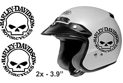 $20 • Buy Harley Davidson  Squll Helmet Decals Stickers 3.9  Inch Any Colour
