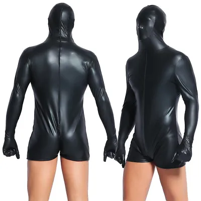 £26.10 • Buy Black Sensory Deprivation Mask Blindfold Breathable Jumpsuit Bondage Hood Gloves