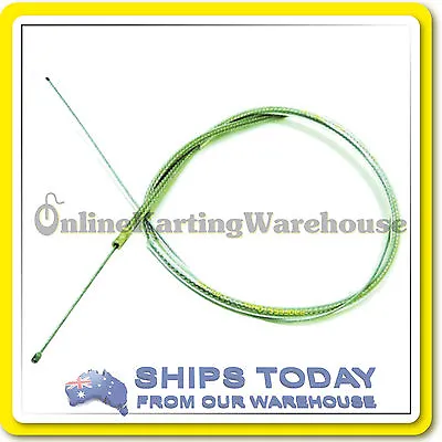 GO KART THROTTLE CABLE ACCELERATOR CABLE HDuty STEEL BRAIDED 1850mm By Kartelli • $29.95