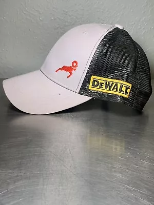 Dodge Ram Tool Dewalt Adjustable Snapback Mesh Trucker Hat Cap Black & Gray • $9