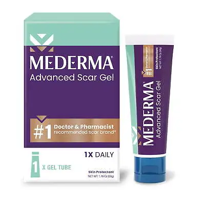 Mederma Advanced Scar Gel Scar Treatment Tube #1 Brand 1.76 Oz (50 Grams) • $51.44