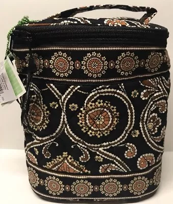 New Retired Vera Bradley Caffe Latte Cool Keeper Lunch Tote Browns Rare • $35