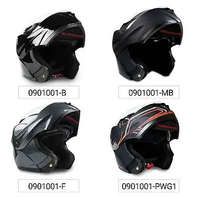 DOT Flip Up Modular Dual Visors Full Face Motorcycle Helmet Men Women Motorbike • $39.99