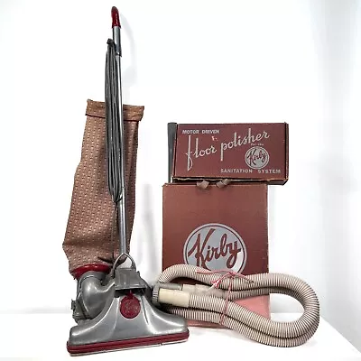 Vintage 1950 Kirby 510 Vacuum Cleaner W Attachments Original Boxes Tested Read • $399.97