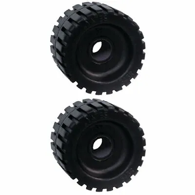 $30.99 • Buy 2 Pack 3  Wide X 4-3/8  OD Boat Trailer Black Rubber Ribbed Wobble Rollers