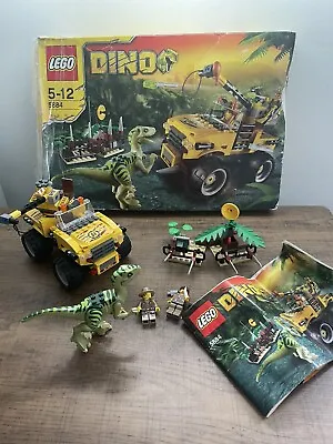 £32.98 • Buy Lego Dino 5884 Raptor Chase With Box Dinosaur Manuals Mini Figs