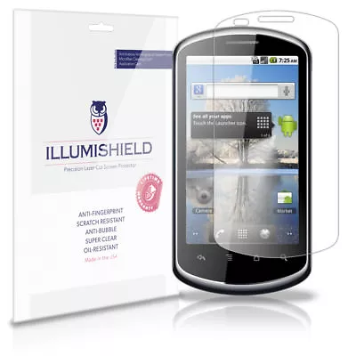 ILLumiShield Phone Screen Protector W Anti-Bubble/Print 3x For Huawei U8800 • $7.65