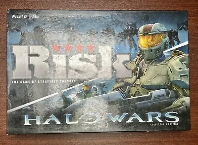 Risk Halo Wars Board Game Strategic Conquest 2008 USAopoly Complete  • $39.99