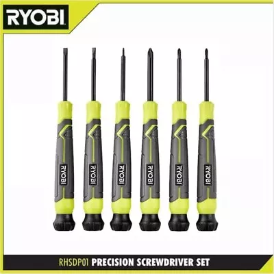 6-piece Precision Screwdriver Set Cushion Grip Handles Mini Small Screwdriver • $7.90