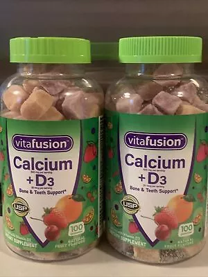 Vitafusion Calcium + D3 Gummies (200 Count) • $29.50