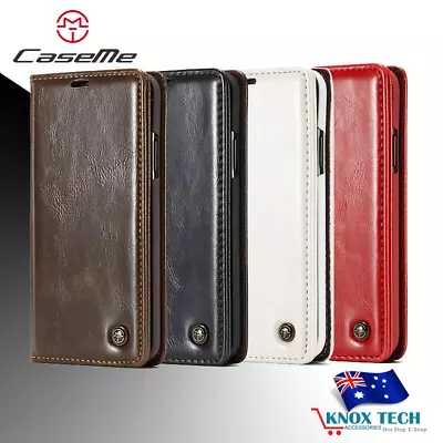 Magnetic Flip Leather Case Cover For Samsung Galaxy S8 | S8 Plus  Card Wallet  • $17.99